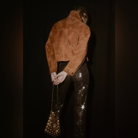 ZARA METAL APPLIQUÉ BUCKET BAG - Picture 9 of 17